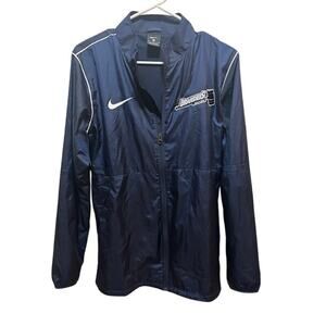 Nike Brandeis University Soccer Windbreaker Jacket Full Zipper Coat Men's Medium